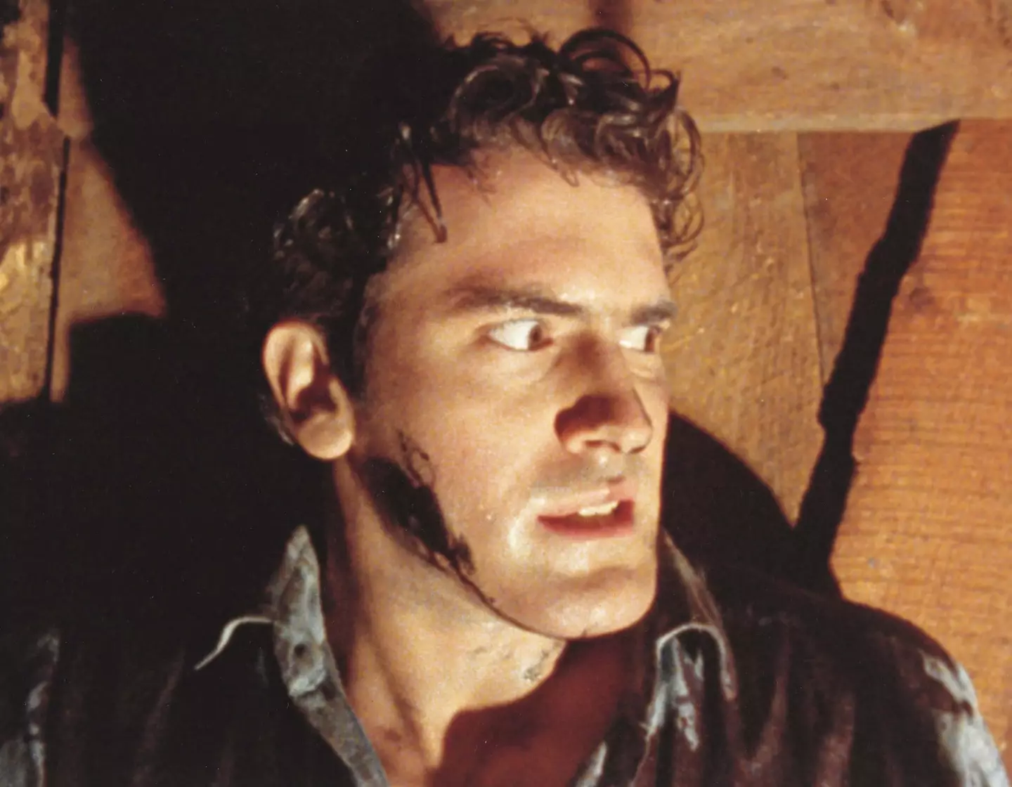 Bruce Campbell in The Evil Dead (New Line Cinema)