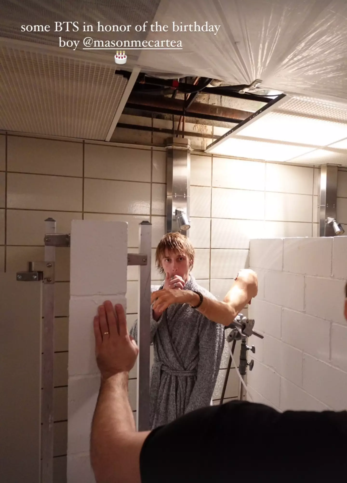 Mason and Alexa were some of the few actors brave enough to go through the whole process (Alexa Blair Robertson via Instagram)