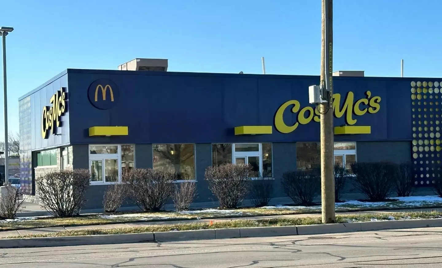 The first CosMc location in Bolingbrook, Illinois.