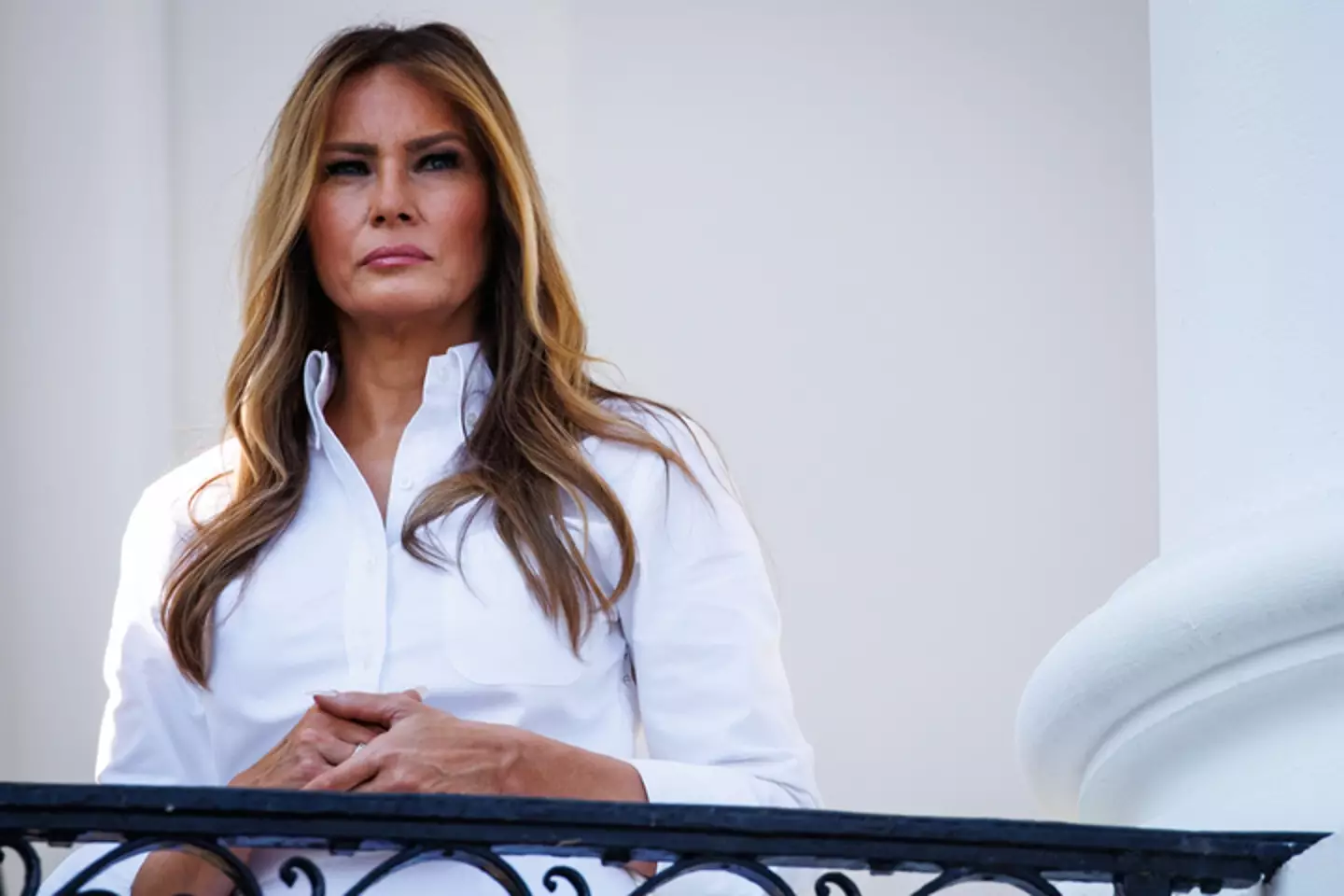 Melania Trump reportedly had her husband pass on a personal letter to Vladimir Putin (Samuel Corum/Getty Images)