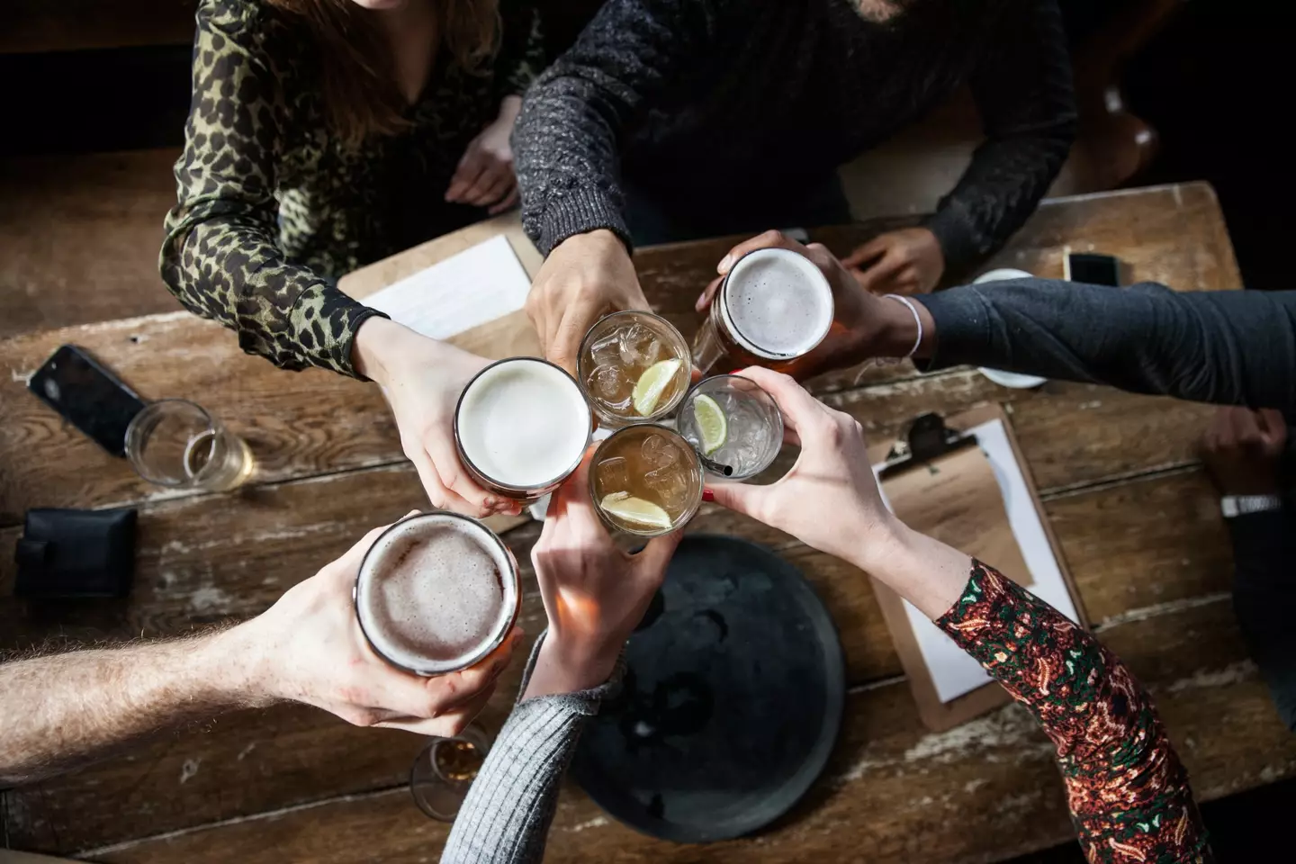He explained that his pals didn't understand why he was choosing to remain teetotal (Getty Stock Photo)