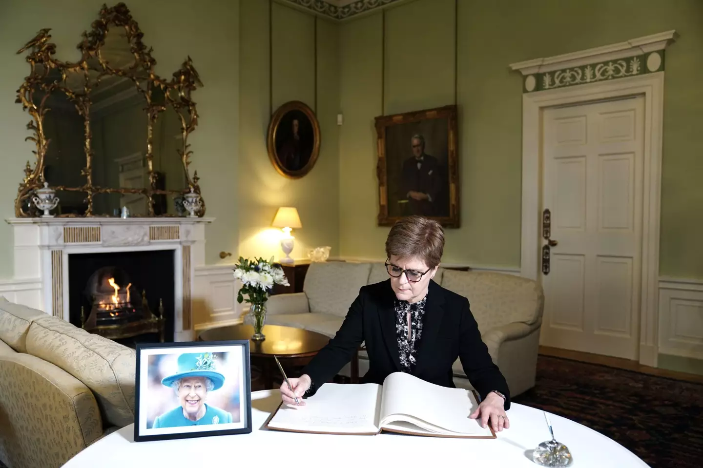Sturgeon said how she 'deeply valued the time' she spent alone with Queen Elizabeth II.