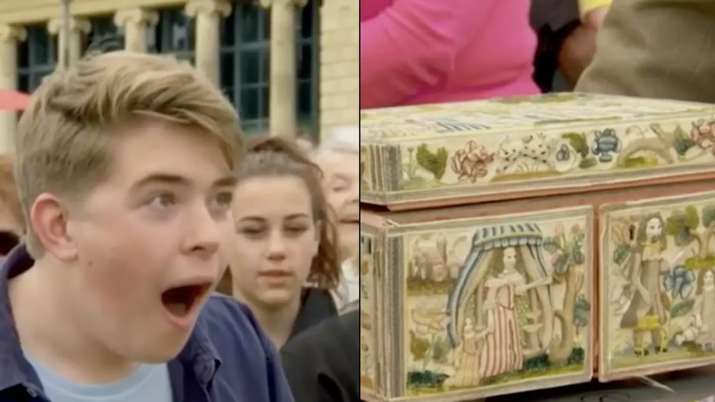 Teen's jaw drops as he learns life-changing value of box as expert admits 'I've never seen anything like it'