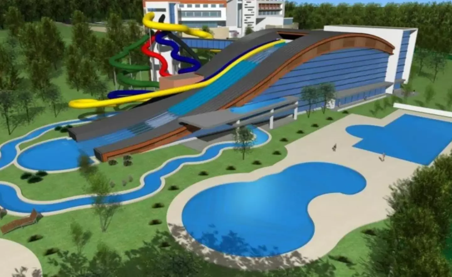 Plans for the waterpark include a number of features.