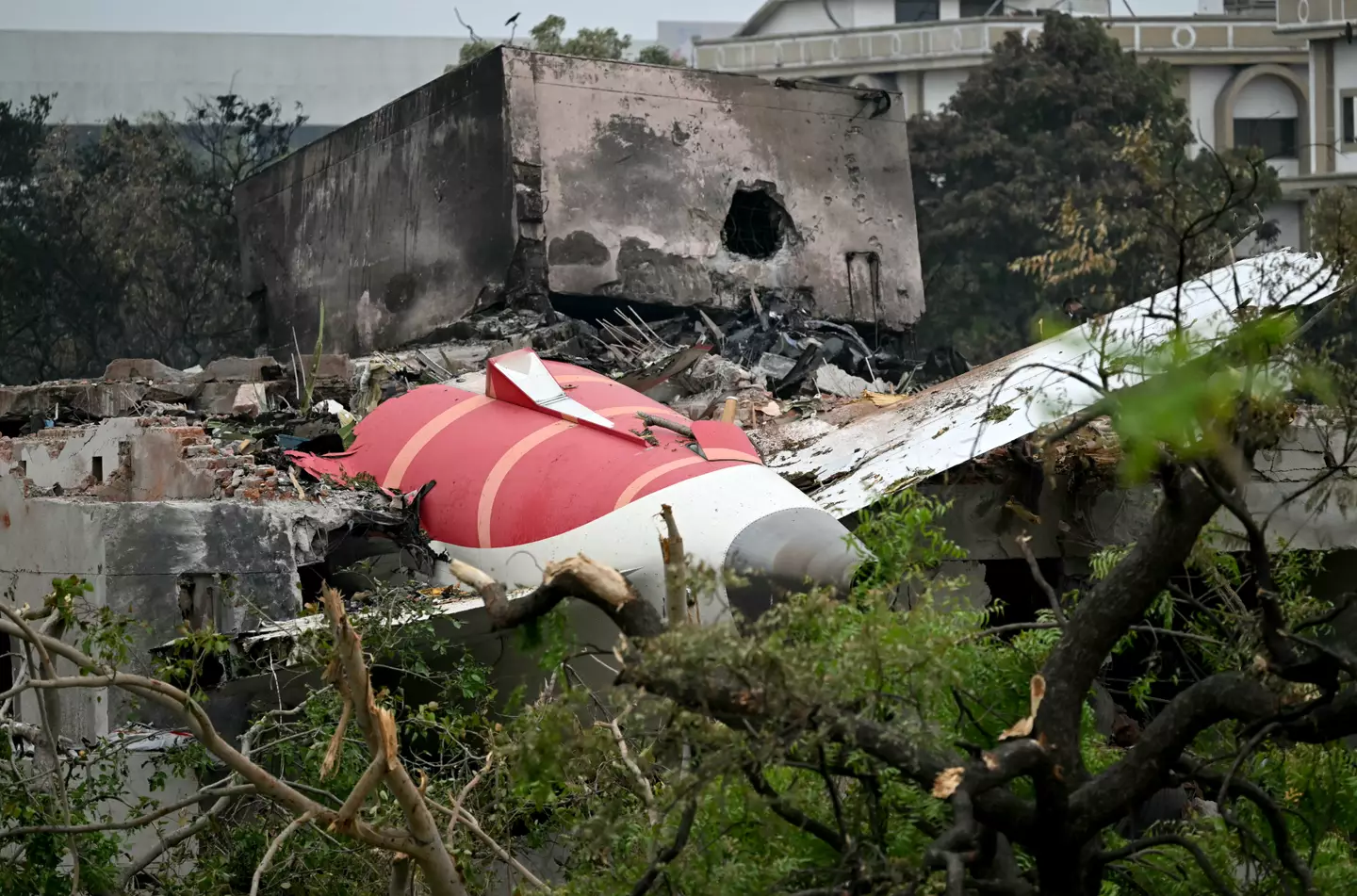 Romesh miraculously survived the crash (PUNIT PARANJPE/AFP via Getty Images)