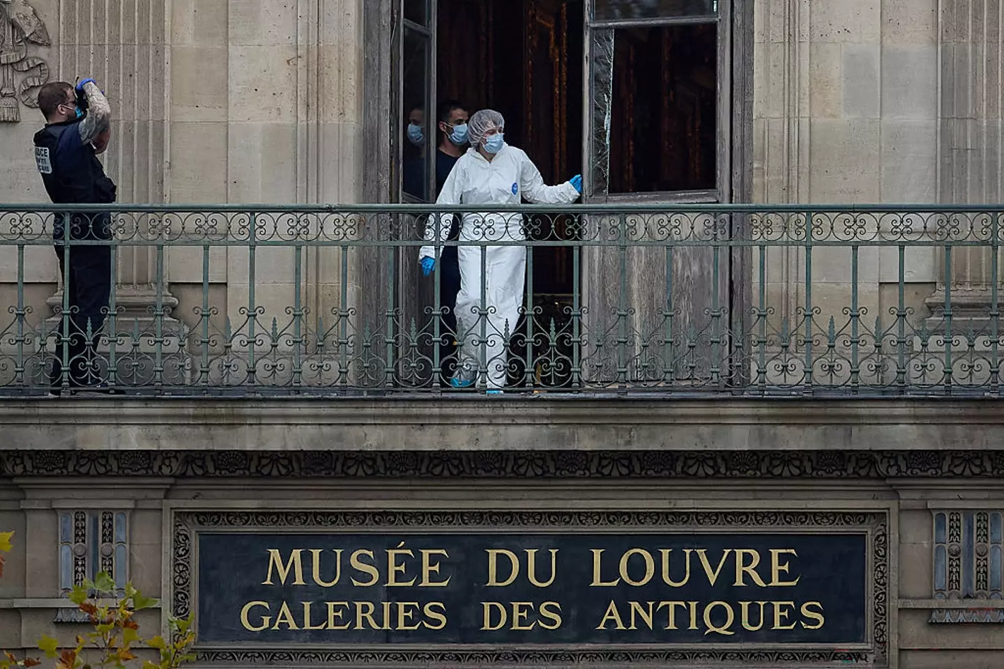 The museum was closed after the heist (Kiran Ridley/Getty Images)