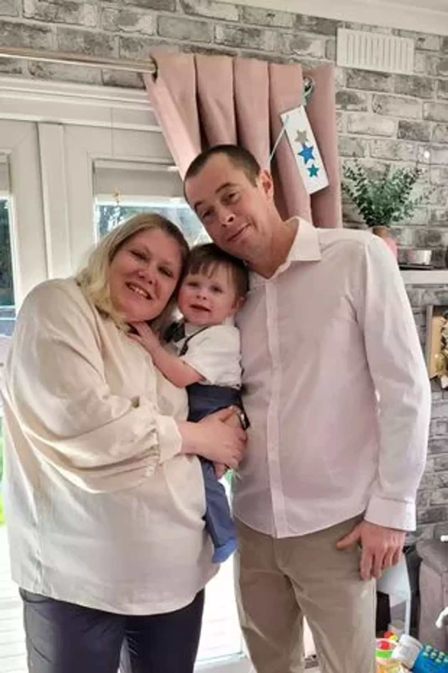 Mum unexpectedly gave birth while camping after she thought it was something completely different 1 Parents Zoe and Stuart came home from their family camping trip with an unexpected arrival (Kennedy News and Media)