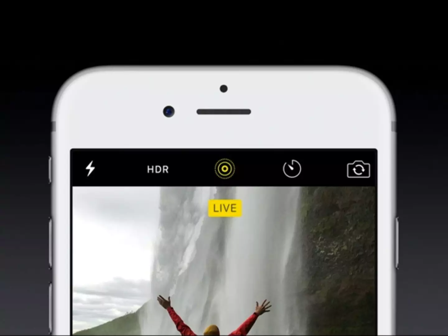 The Live Photo feature when turned on. (Apple)