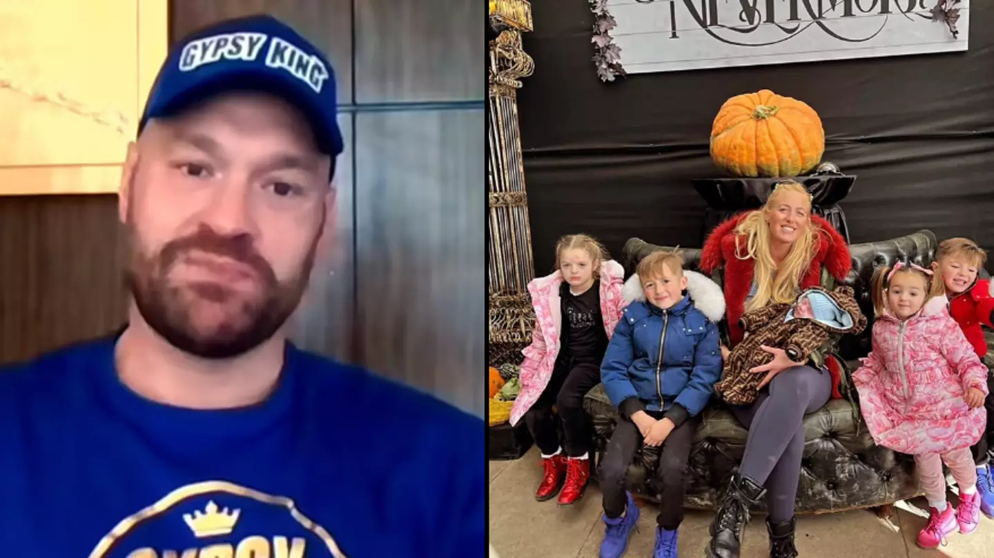 Tyson Fury gives bizarre response when asked why he missed birth of seventh child