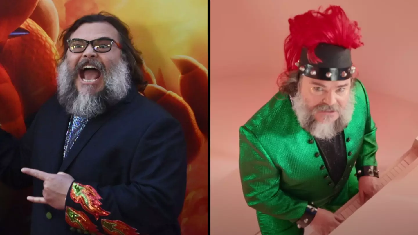 Jack Black cracks the Hot 100 chart for the first time in his solo career for Super Mario Bros. song