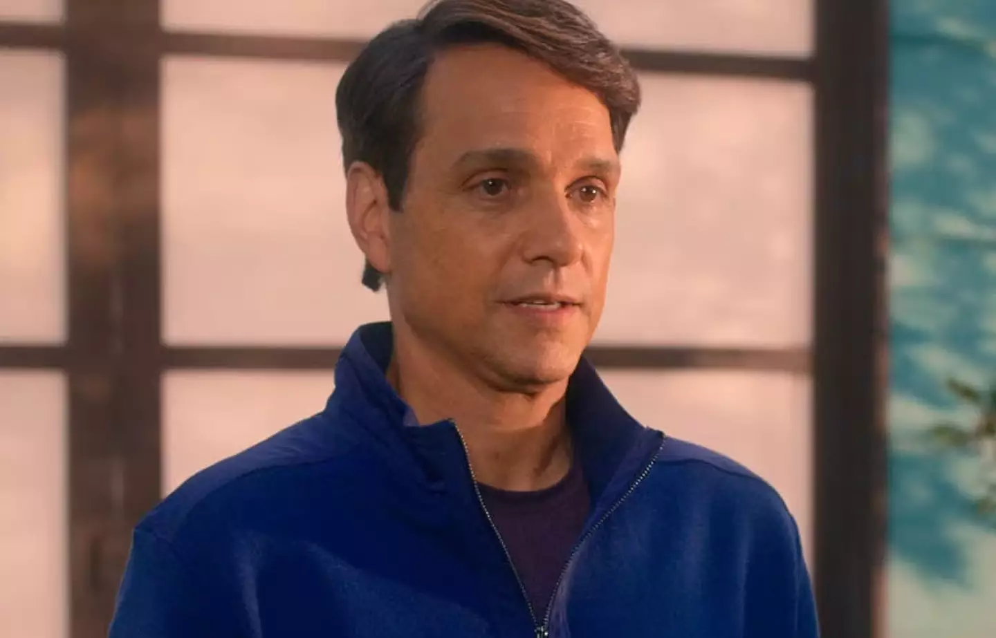 Macchio appears in all six seasons of Cobra Kai as a co-lead with Zabka (Netflix)