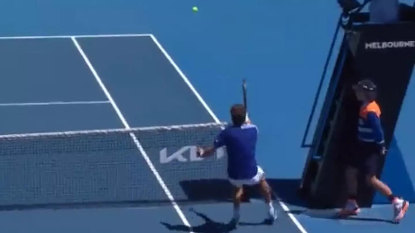 Tennis Fans Stunned By 'Completely Legal' Shot To Win Australian Open Point