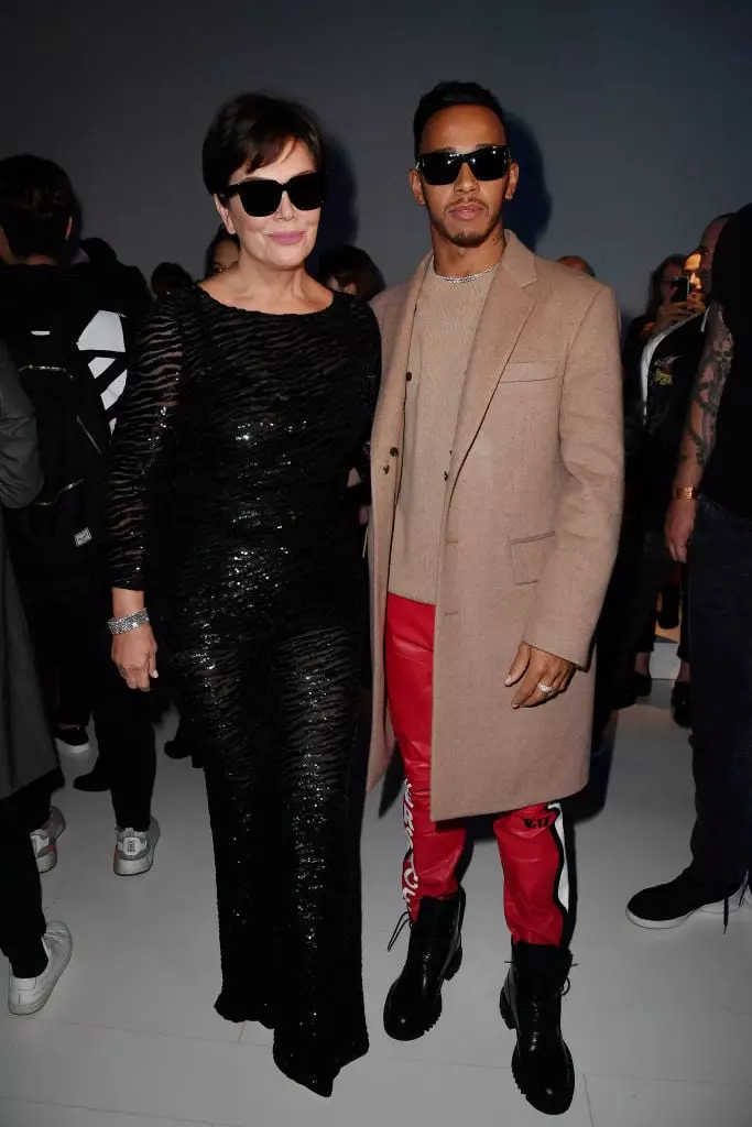 The seven-time F1 world champion is even acquainted with momager Kris Jenner (Jacopo Raule/Getty Images)