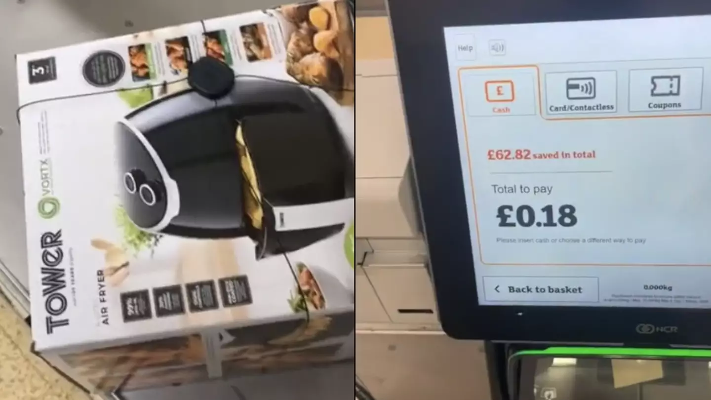 Man gets air fryer for 18p as people take full advantage of Sainsbury's voucher 'hack'