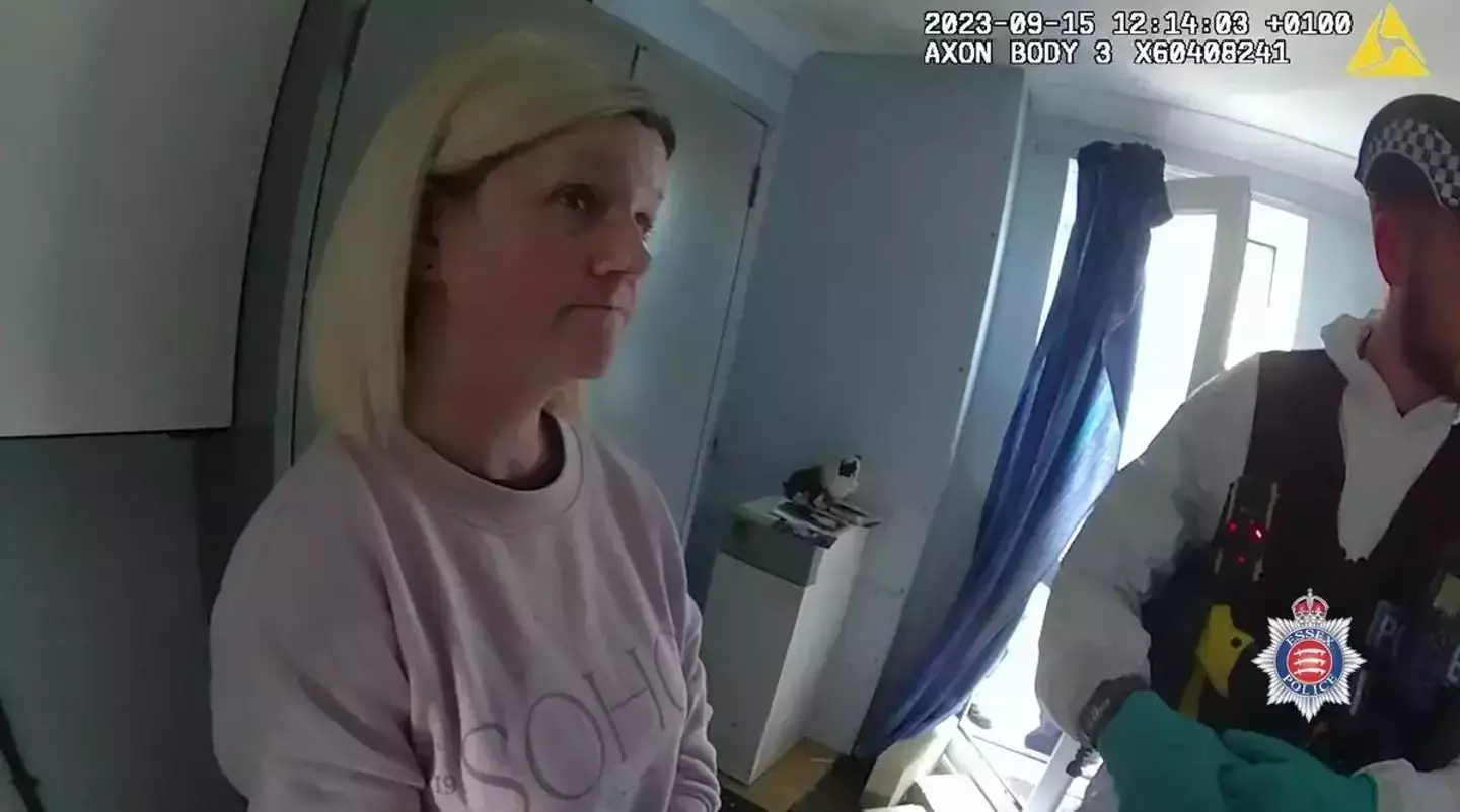 Virginia McCullough lived with her parents bodies for four years after killing them (Essex Police)