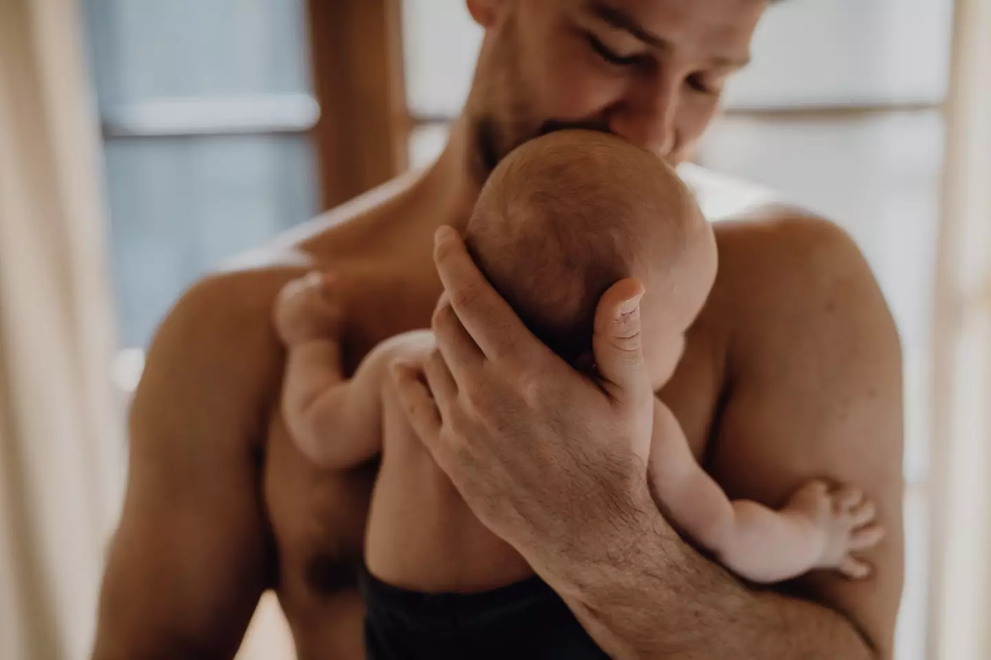 Skin-to-skin contact between the dad and his daughter led to some dire consequences (Getty Stock Photo)