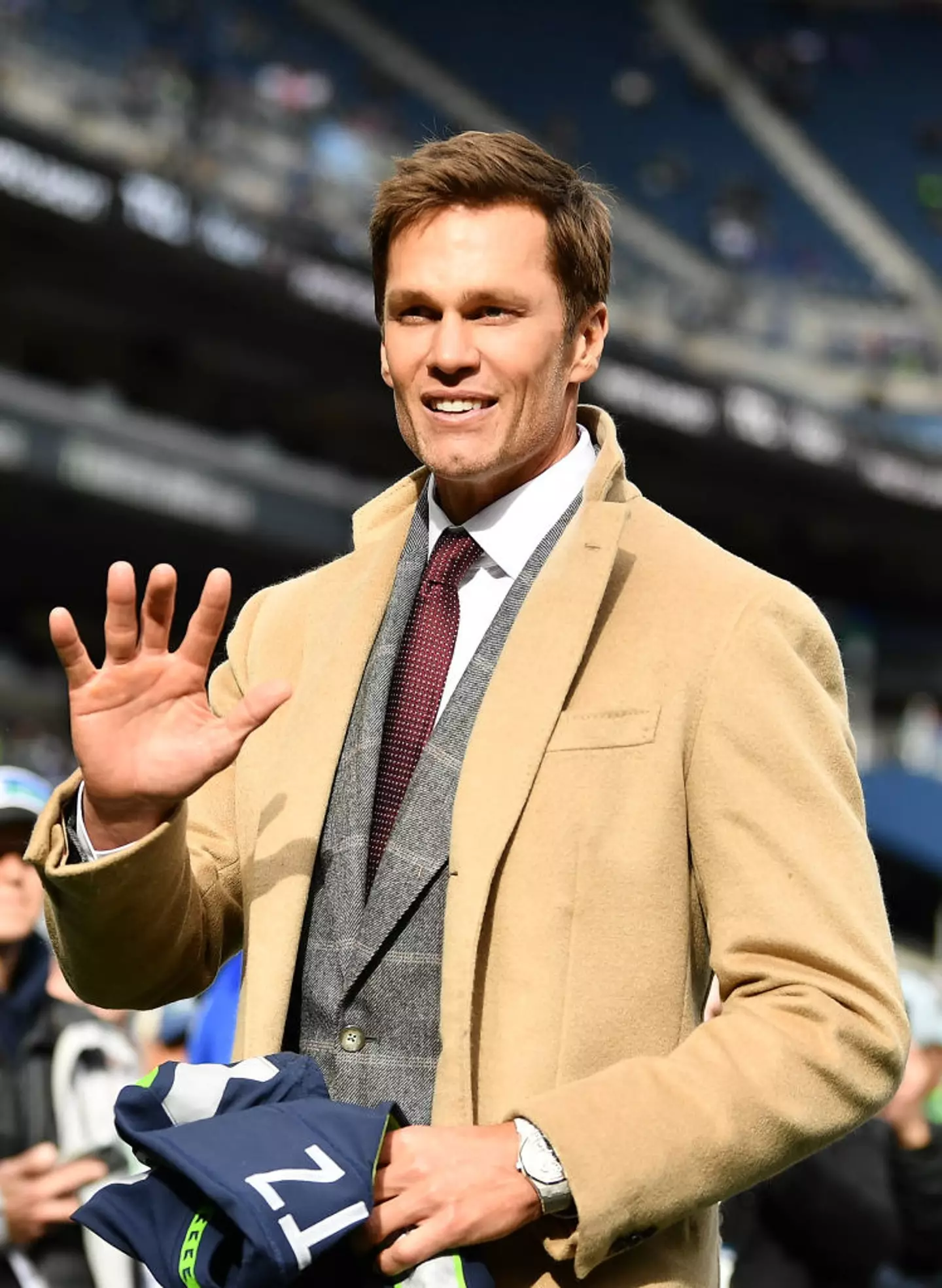 Brady has had a rocky start to his career as a commentator (Jane Gershovich/Getty Images)
