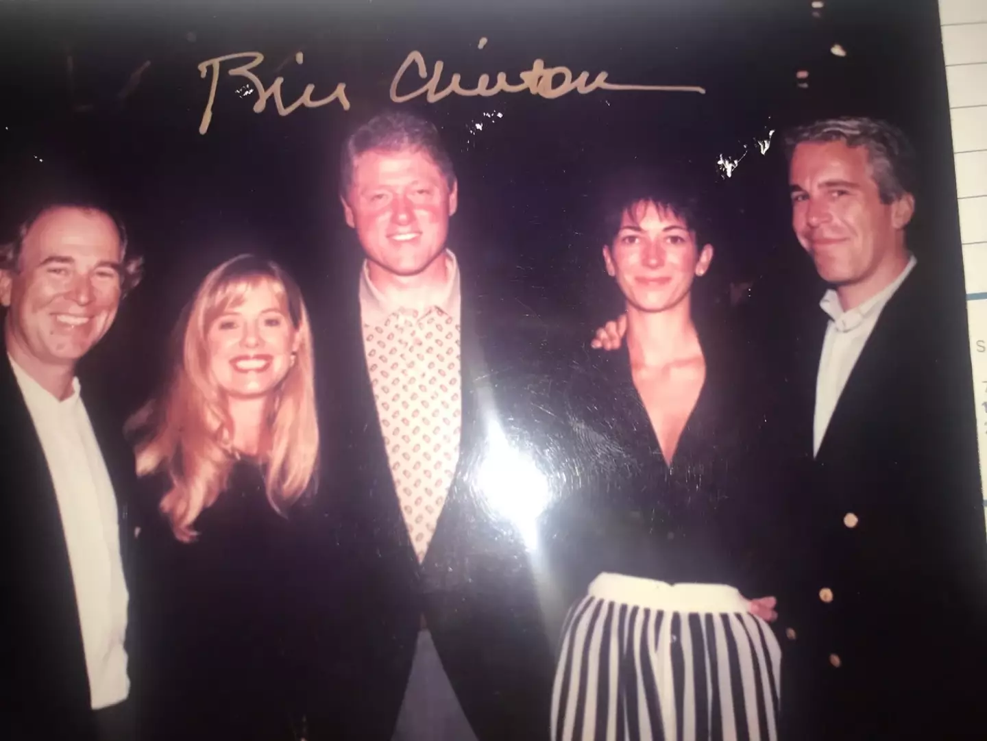 Bill Clinton pictures alongside Epstein and Maxwell (House Oversight Democrats)