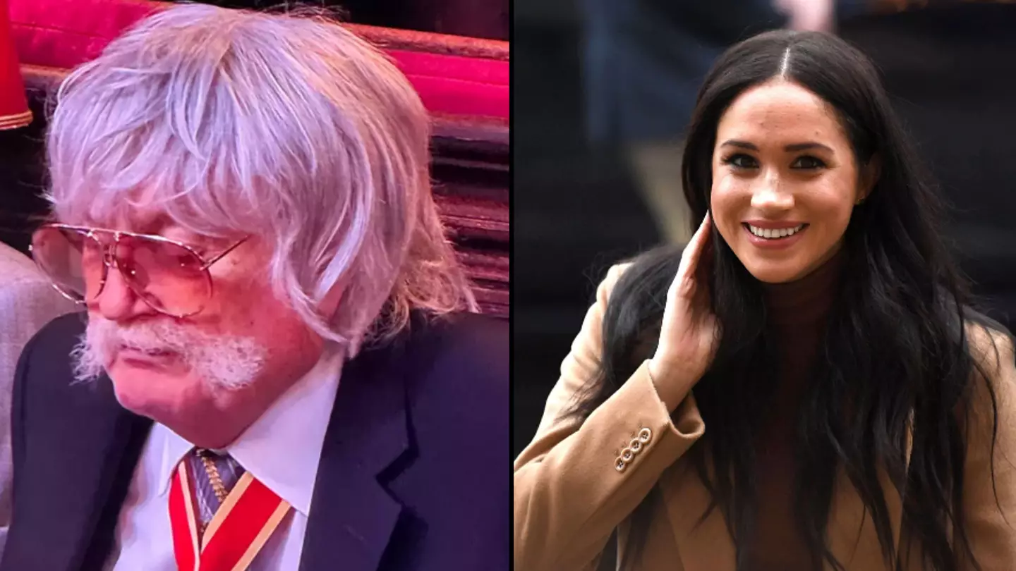 Man in glasses with mullet at Coronation says he wasn’t Meghan Markle in disguise