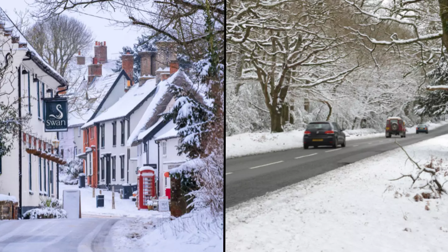 Weather warning issued as parts of the UK brace for snow