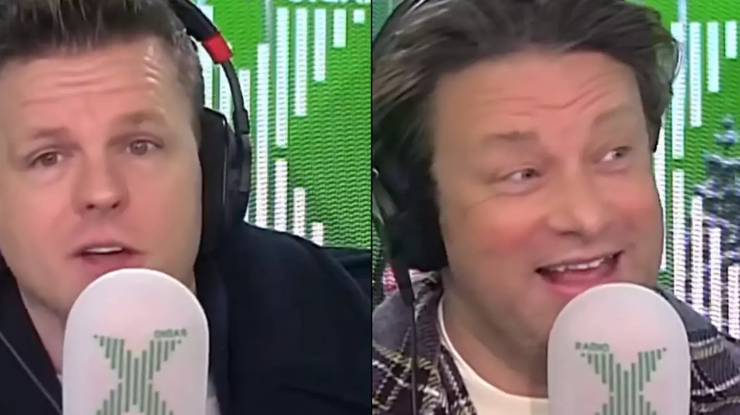 Jamie Oliver destroys Jake Humphrey with brutal one-liner live on Radio X