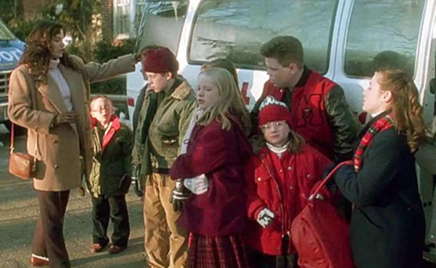 The kids in Home Alone being counted (20th Century Studios)