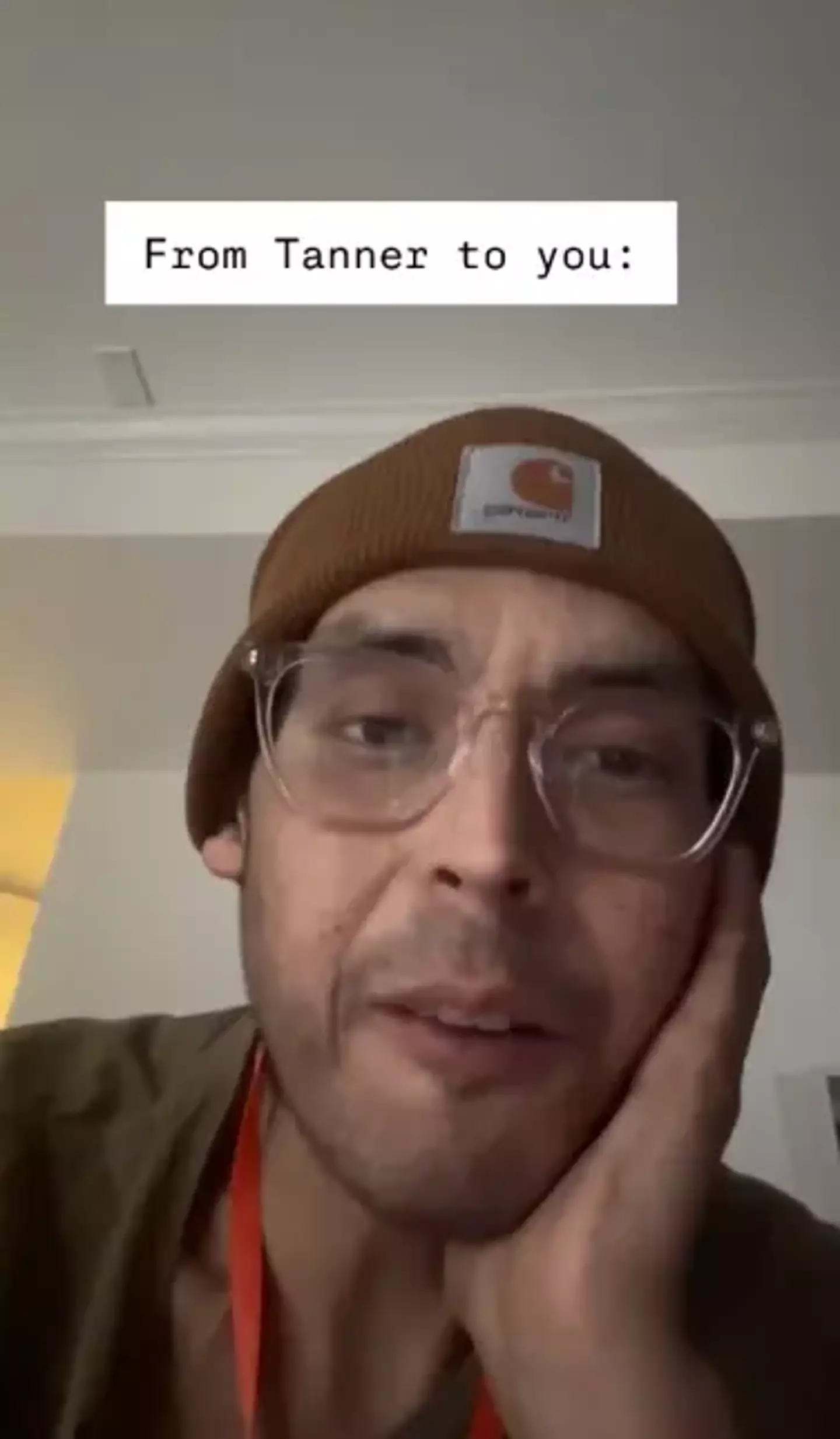 Tanner posted the heartbreaking video on his Instagram page before he died (Instagram/@tannerandshay)