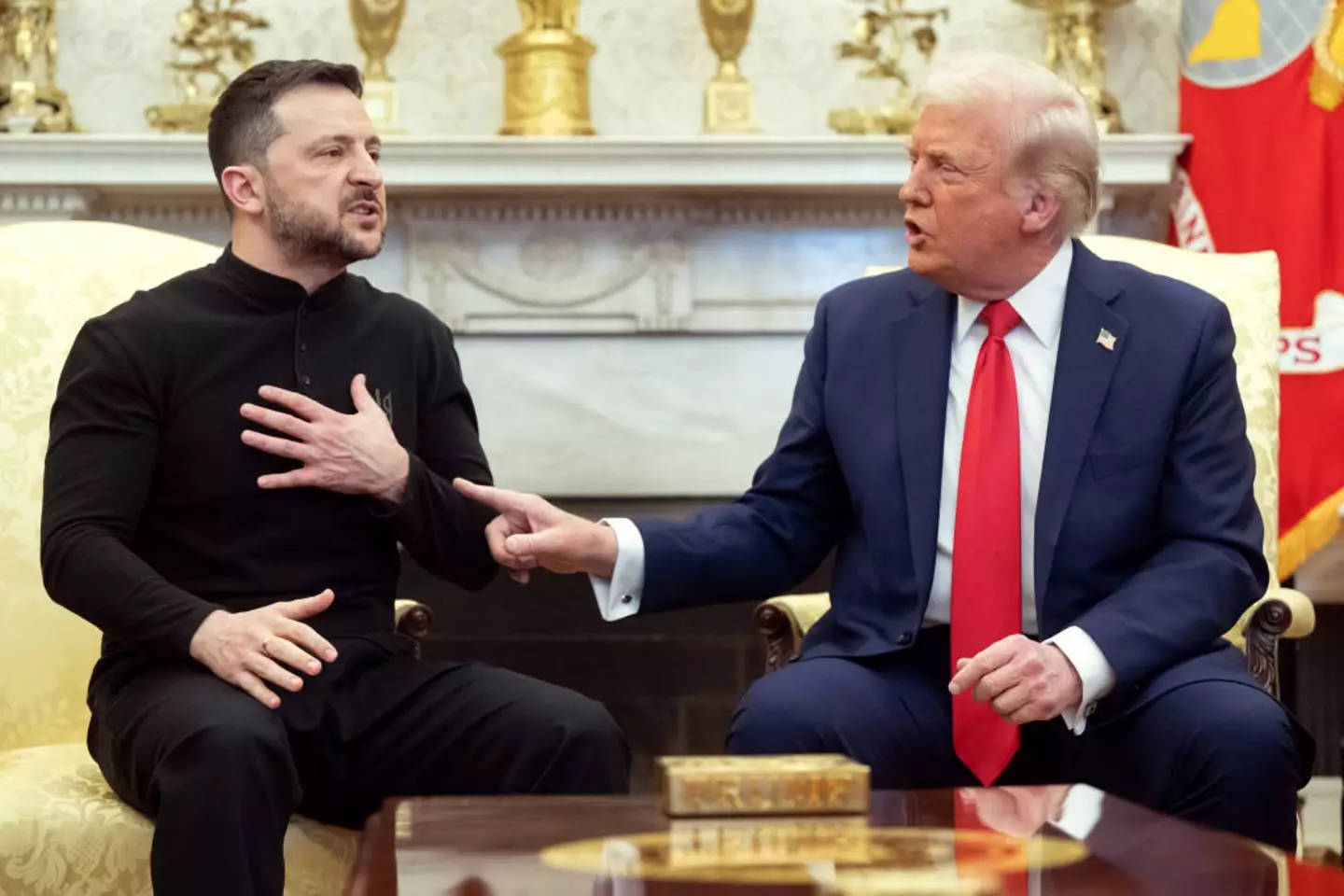 Trump told reporters that Volodymyr Zelenskyy was not 'competent' (SAUL LOEB/AFP via Getty Images)