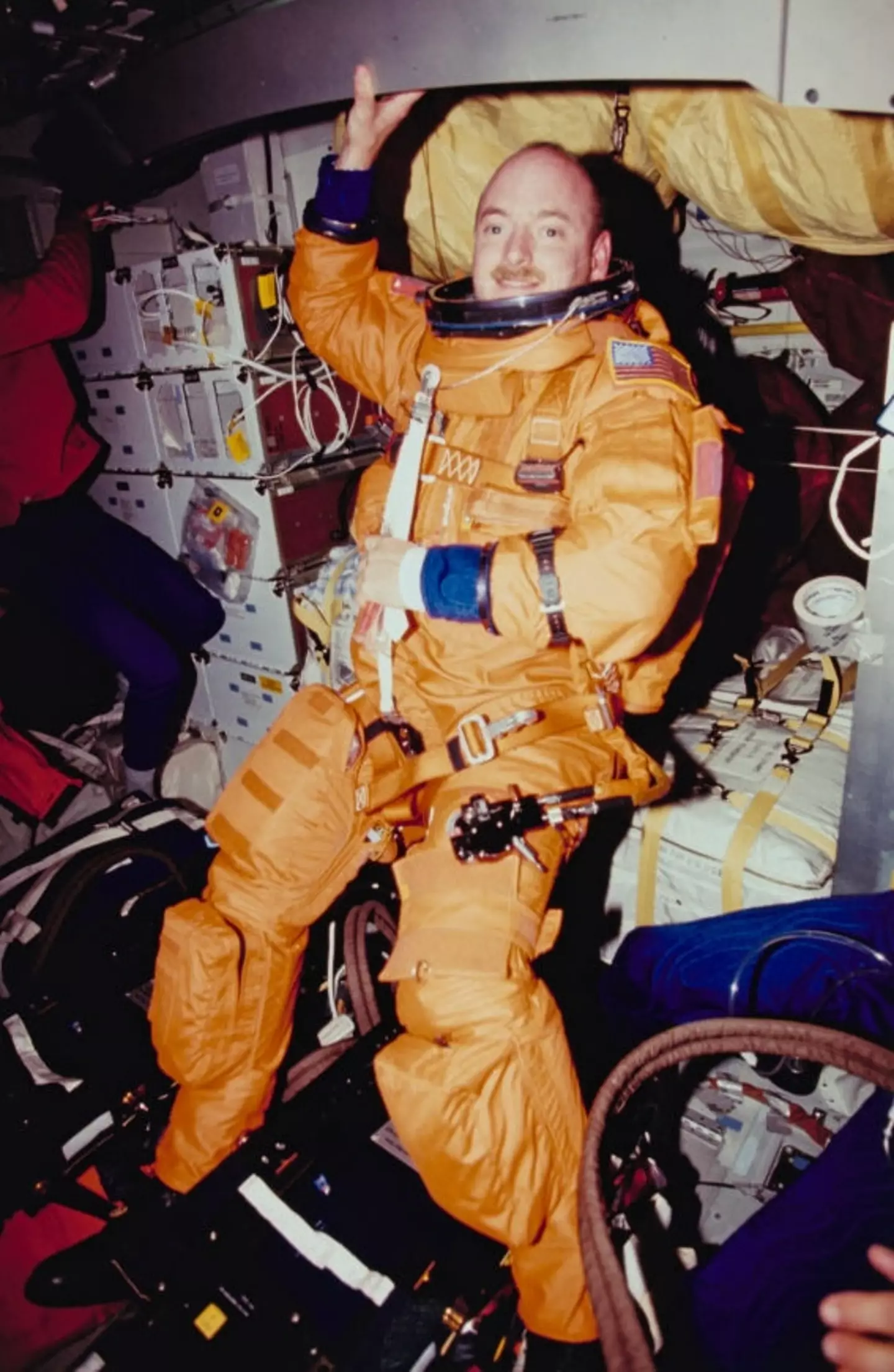 NASA astronaut Scott Kelly spent 340 consecutive days in space, which was the longest single spaceflight by an American at the time (Space Frontiers/Archive Photos/Hulton Archive/Getty Images)