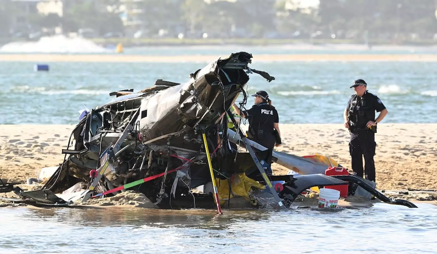 Two Brits were among four people killed in a shocking mid-air helicopter collision in Australia.