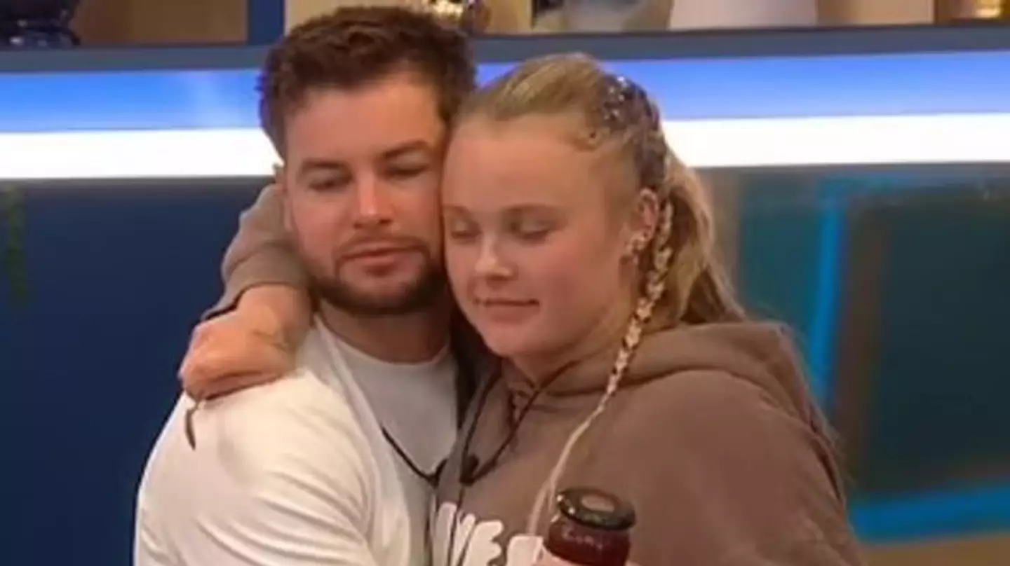 JoJo and Chris became close friends on the ITV reality show (ITV)