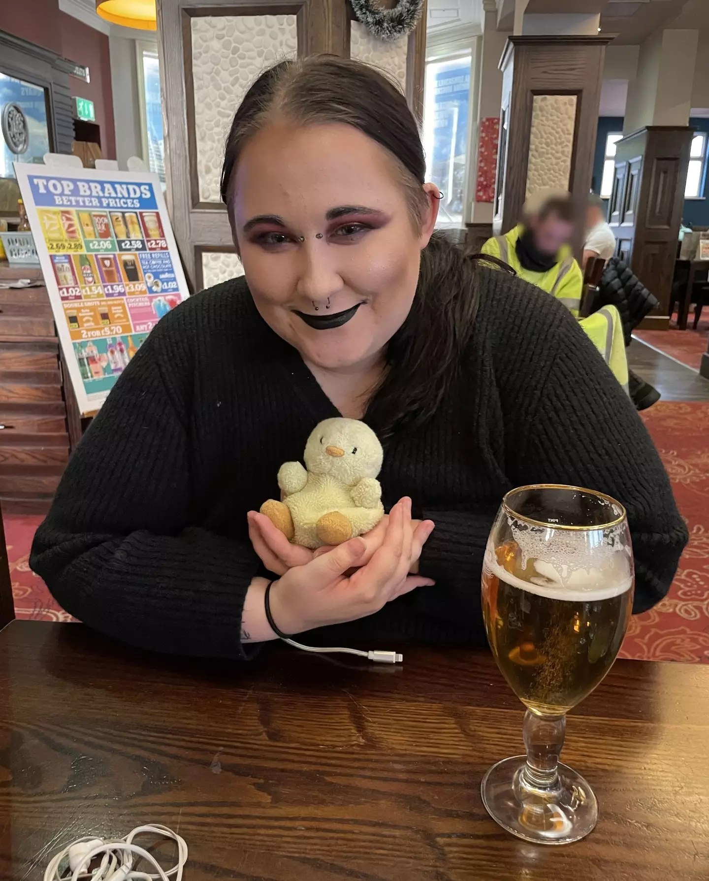 Tasha Bentley wanted to show her love for the popular pub chain (Kennedy News and Media)