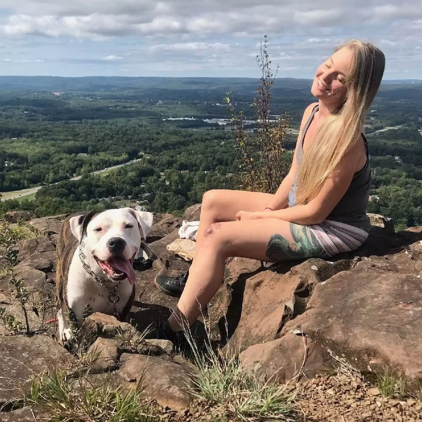 Olivia says she never liked dogs until meeting Bentley.