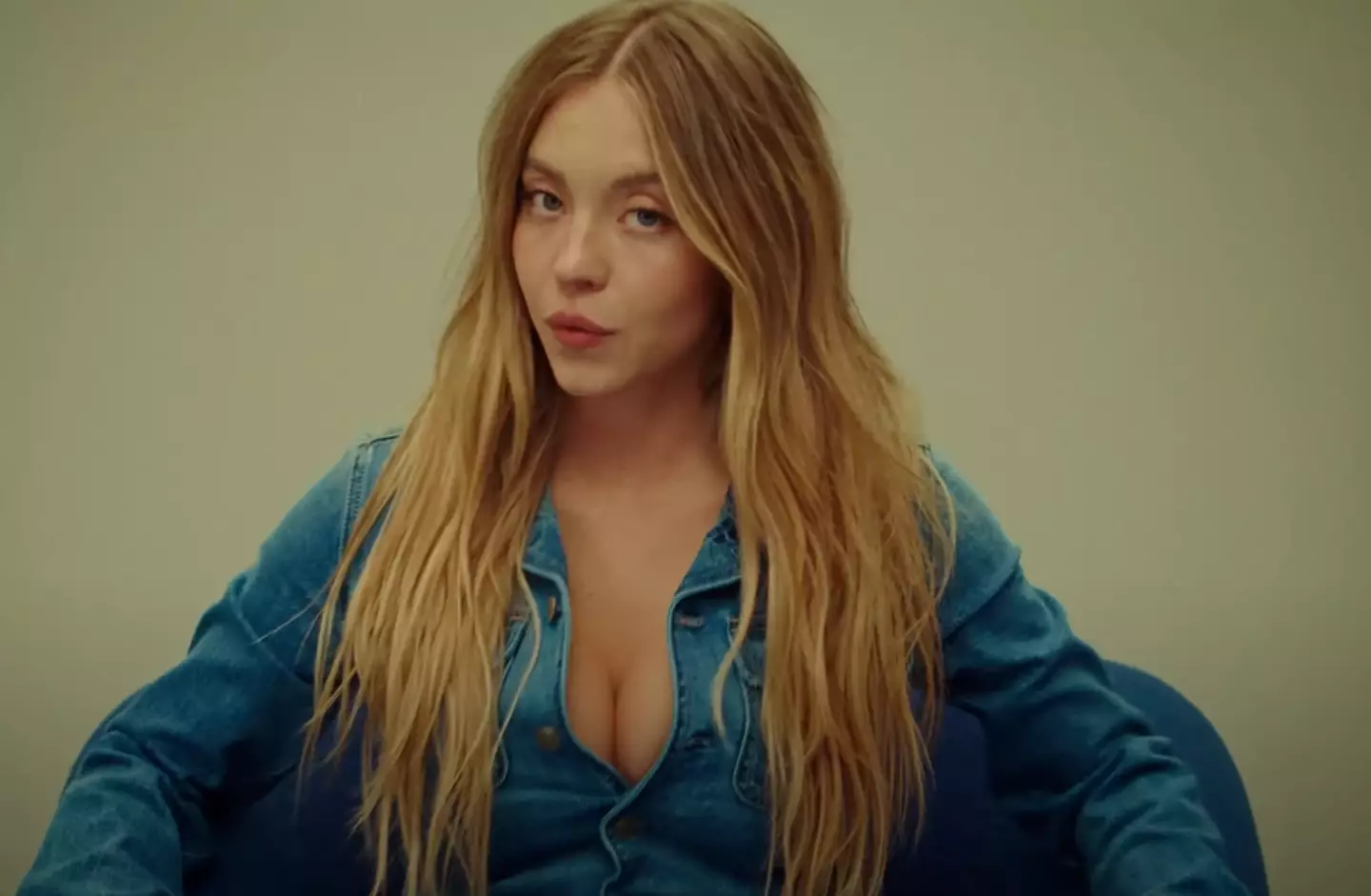 The controversial jeans ad featured Hollywood actor Sydney Sweeney (YouTube/American Eagle)