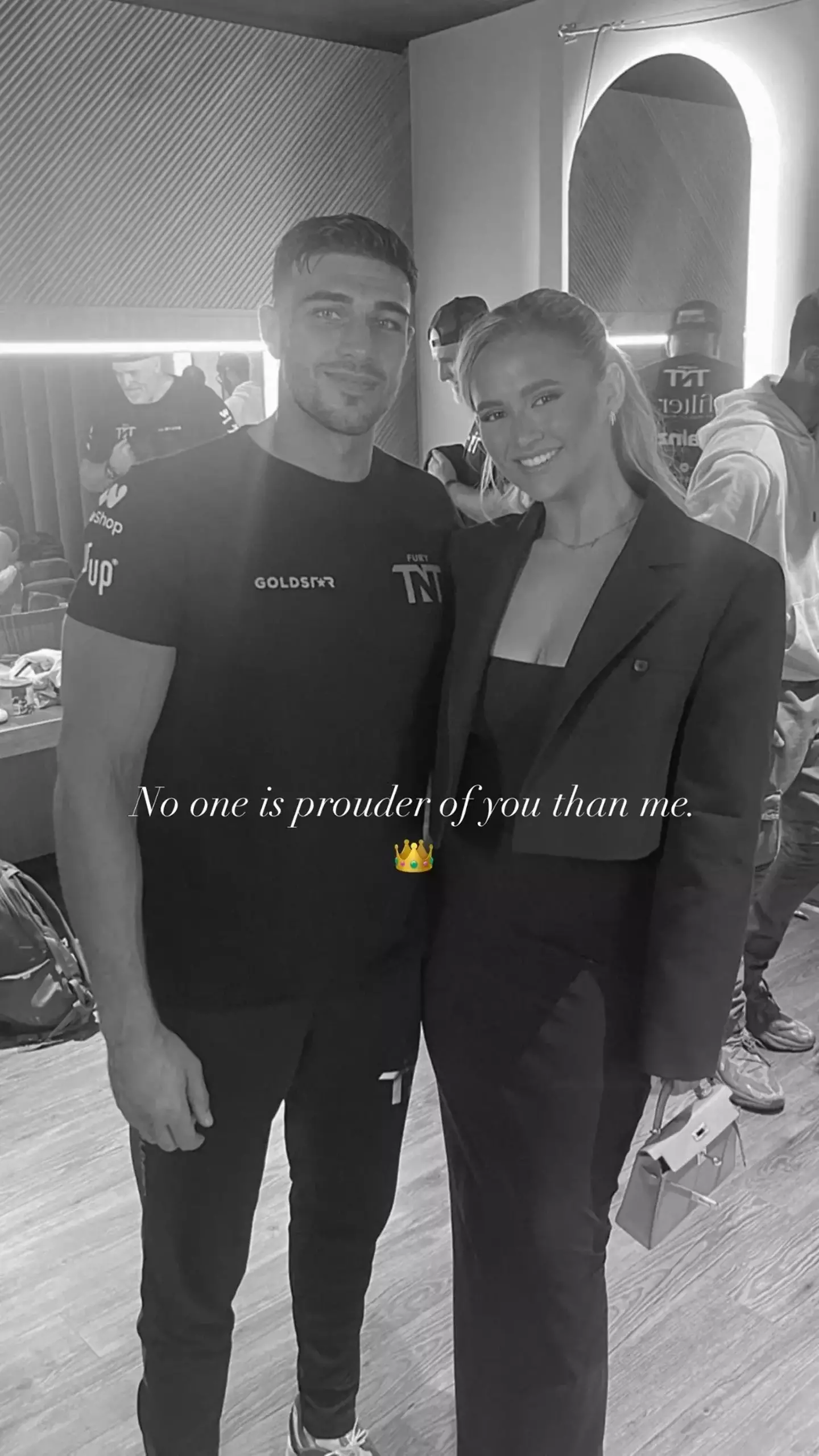Tommy Fury's fiancee Molly-Mae Hague struggles to watch his fights.