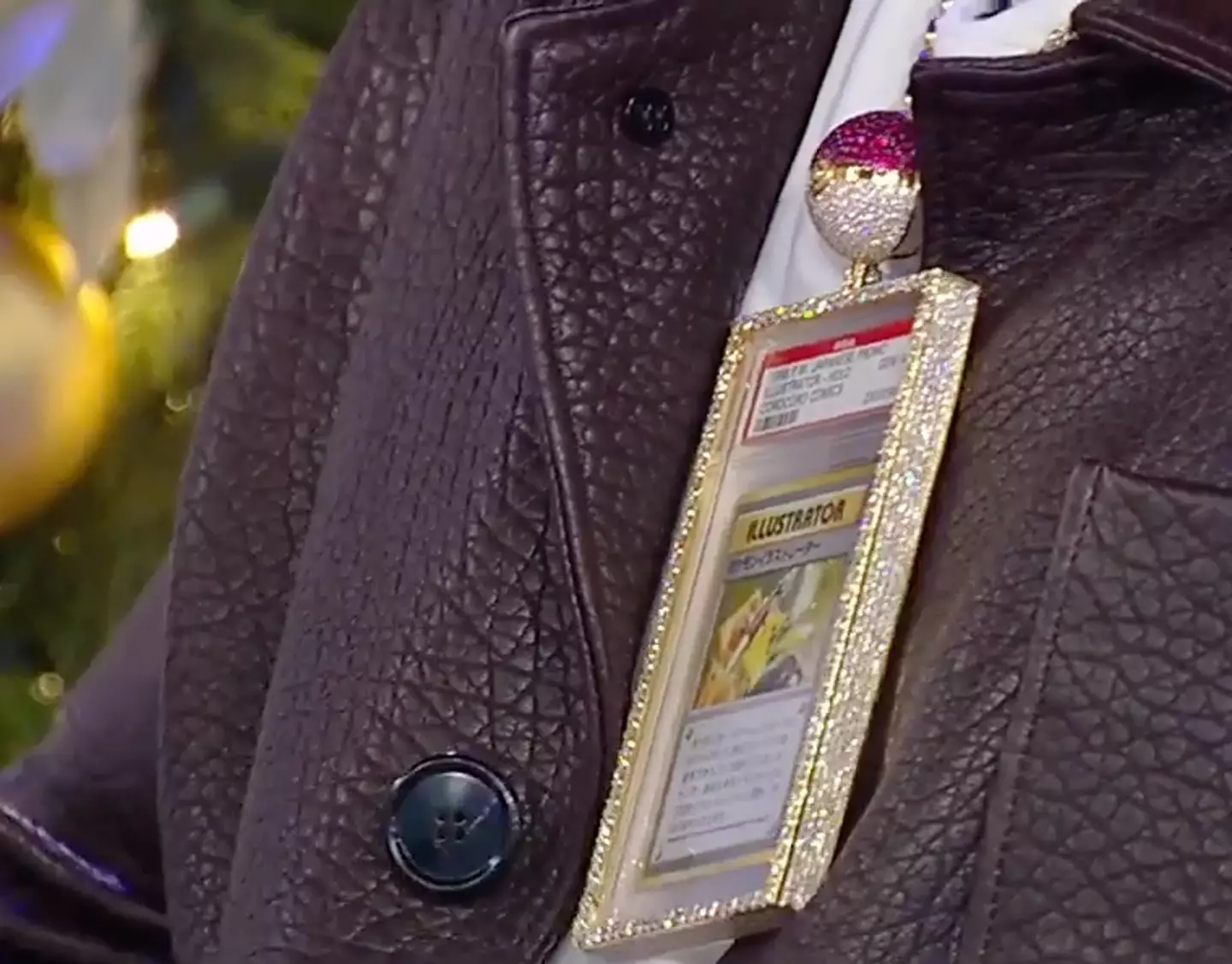 He kitted it out with a $75k chain (Fox News)