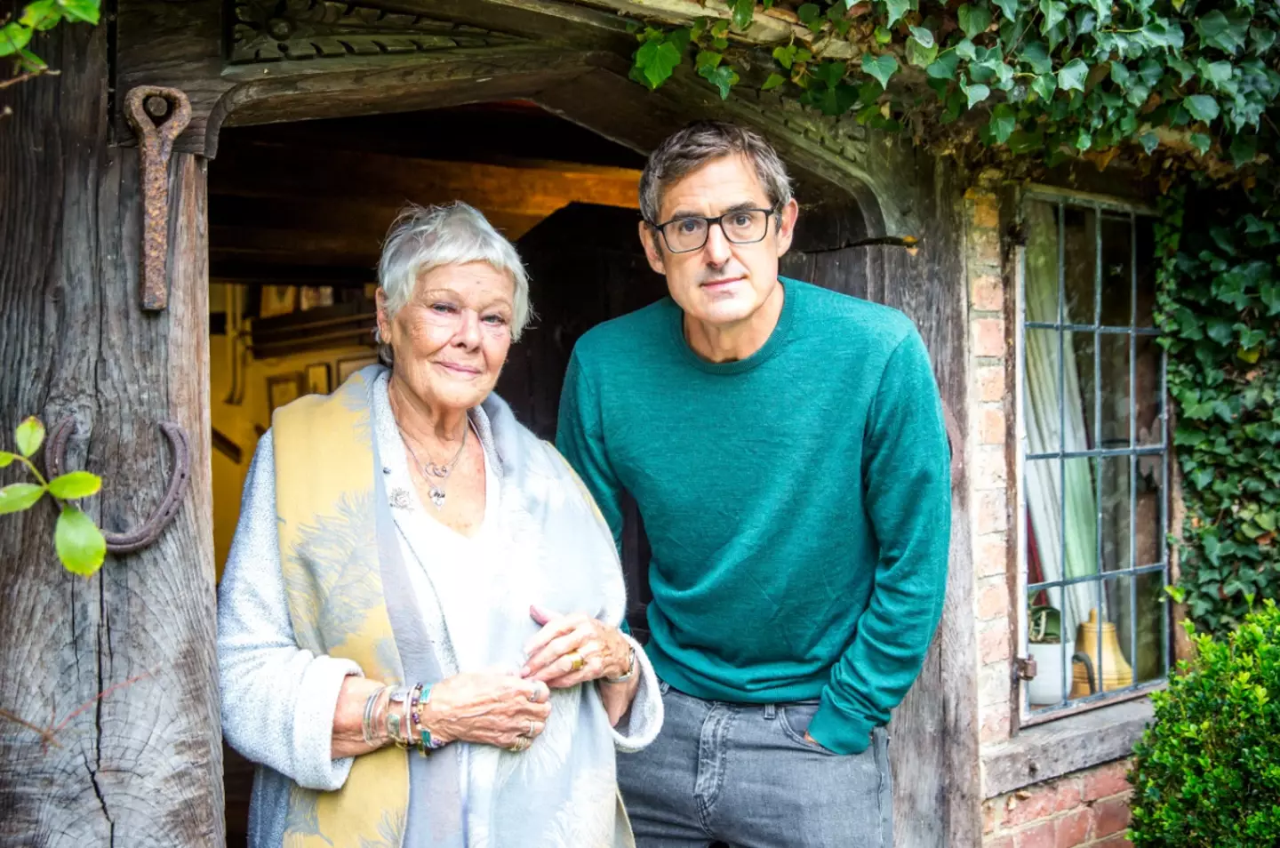 Dench opens up about her eyesight with Theroux.