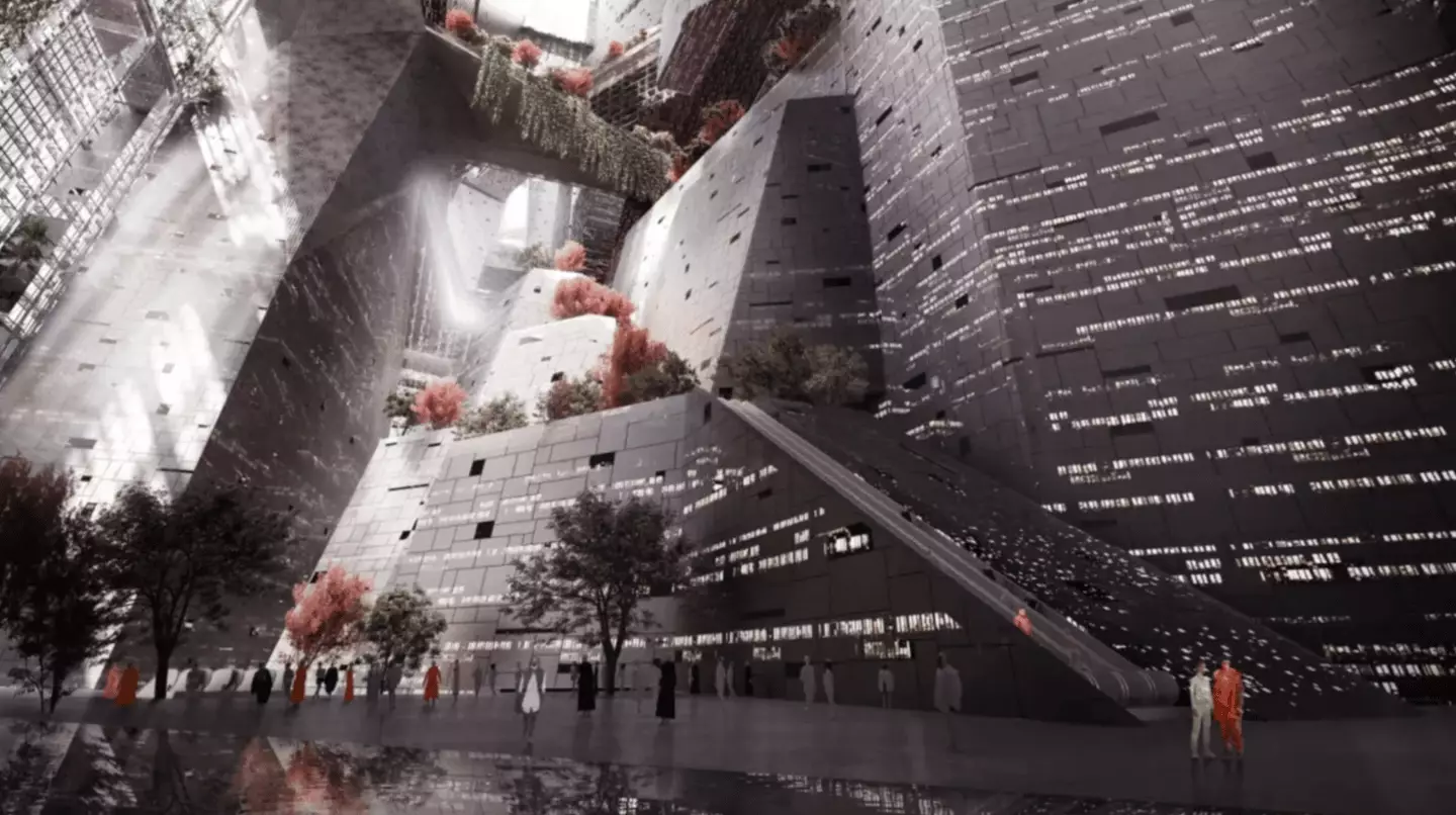 Saudi officials aimed for the project to be the city of the future (Neom)