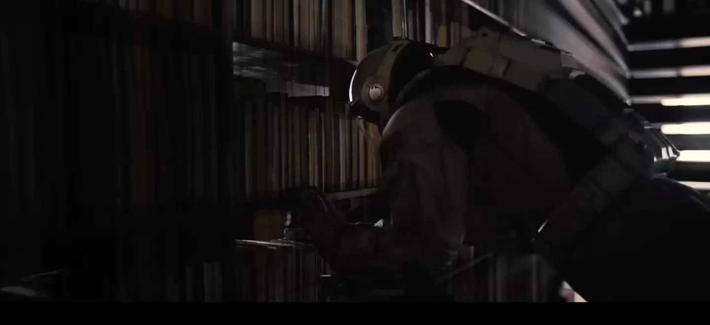 The tesseract lets Cooper drift along corridors of time (Paramount Movies)