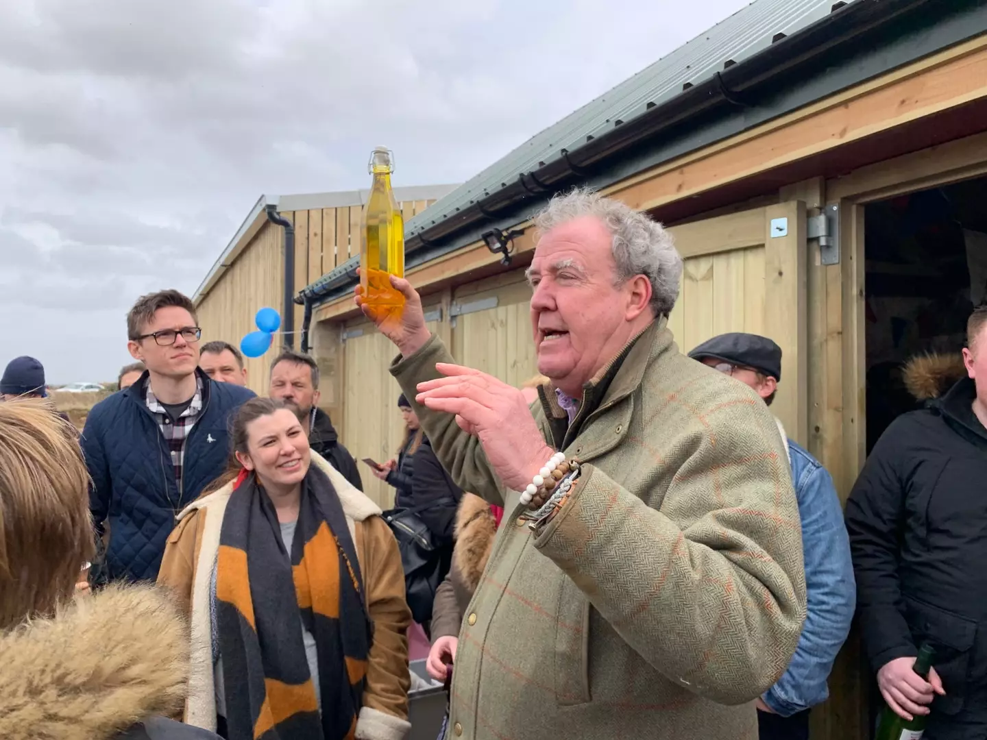 Clarkson loves a tipple or two. (Blackball Media / PA Media)