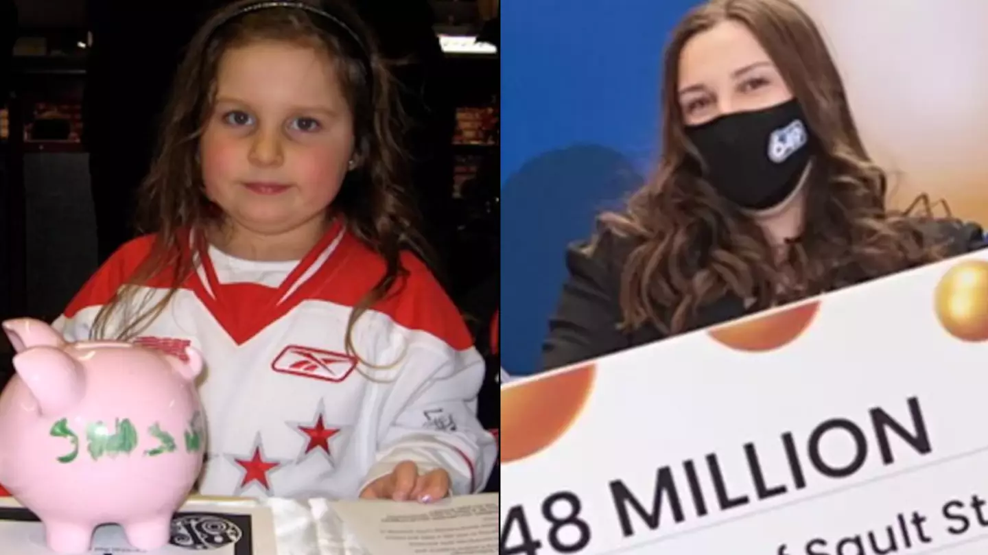 Five-year-old who emptied piggybank to donate to charity wins $48 million lottery 13 years later