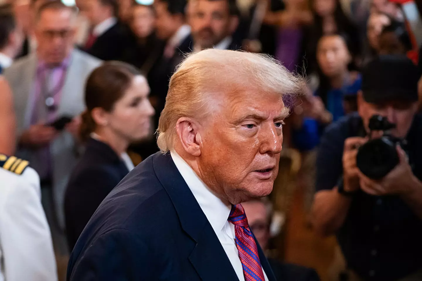 US president Donald Trump promised to release the files in January (Allison Robbert/For The Washington Post via Getty Images)