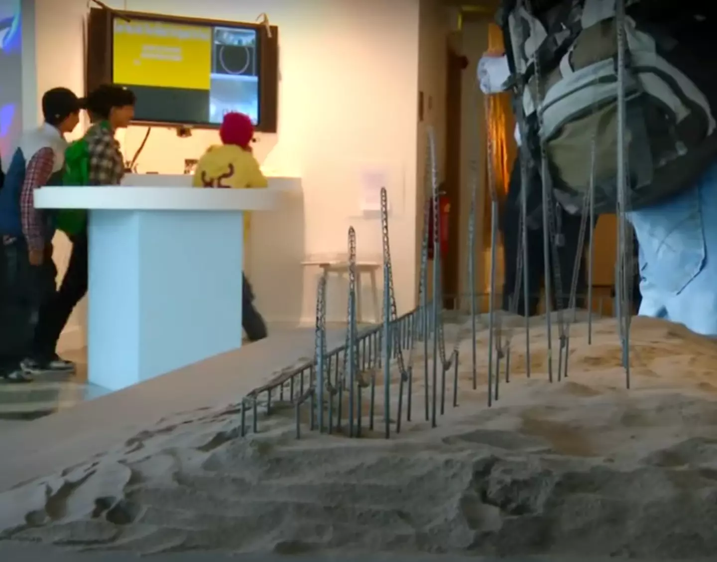 Riding the coaster would end your life (YouTube / Science Gallery Dublin)