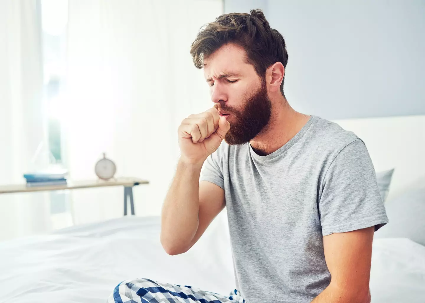 Sulphur dioxide is an irritant to the skin, eyes and respiratory system. It can leave you with permanent damage, though the toxic cloud going over the UK is unlikely to do that. (Getty Stock Photo)