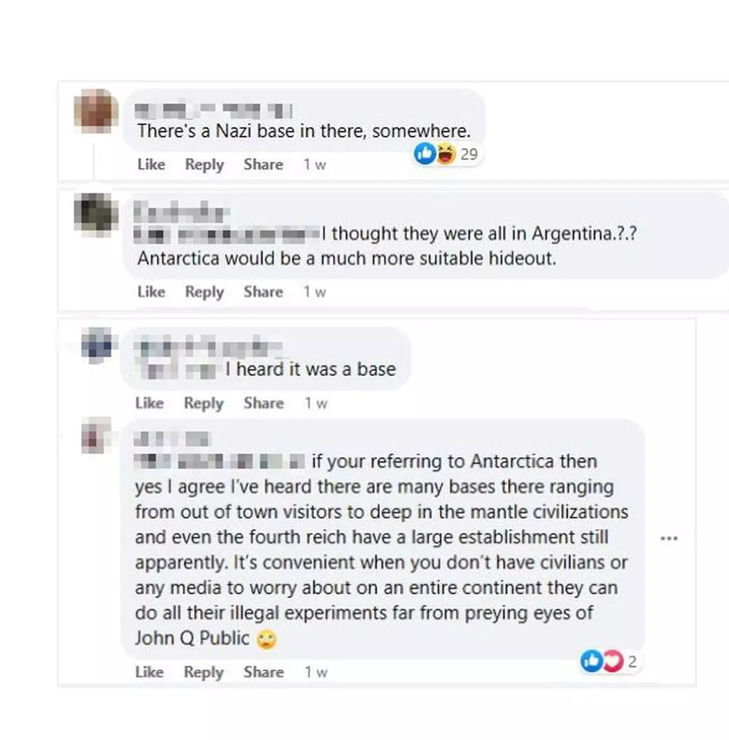 Conspiracy theories were rife after the image was shared on social media.