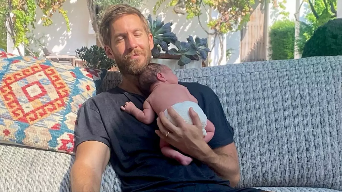 People left ‘in shock’ at what Calvin Harris posted while announcing birth of son