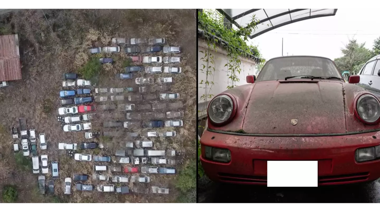 Man discovers thousands of abandoned vintage cars inside Fukushima’s disaster zone