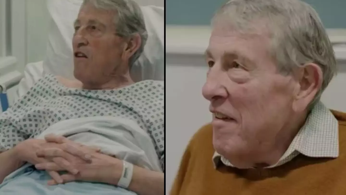Man with 'stomach in his chest' has been unable to breathe properly for 70 years