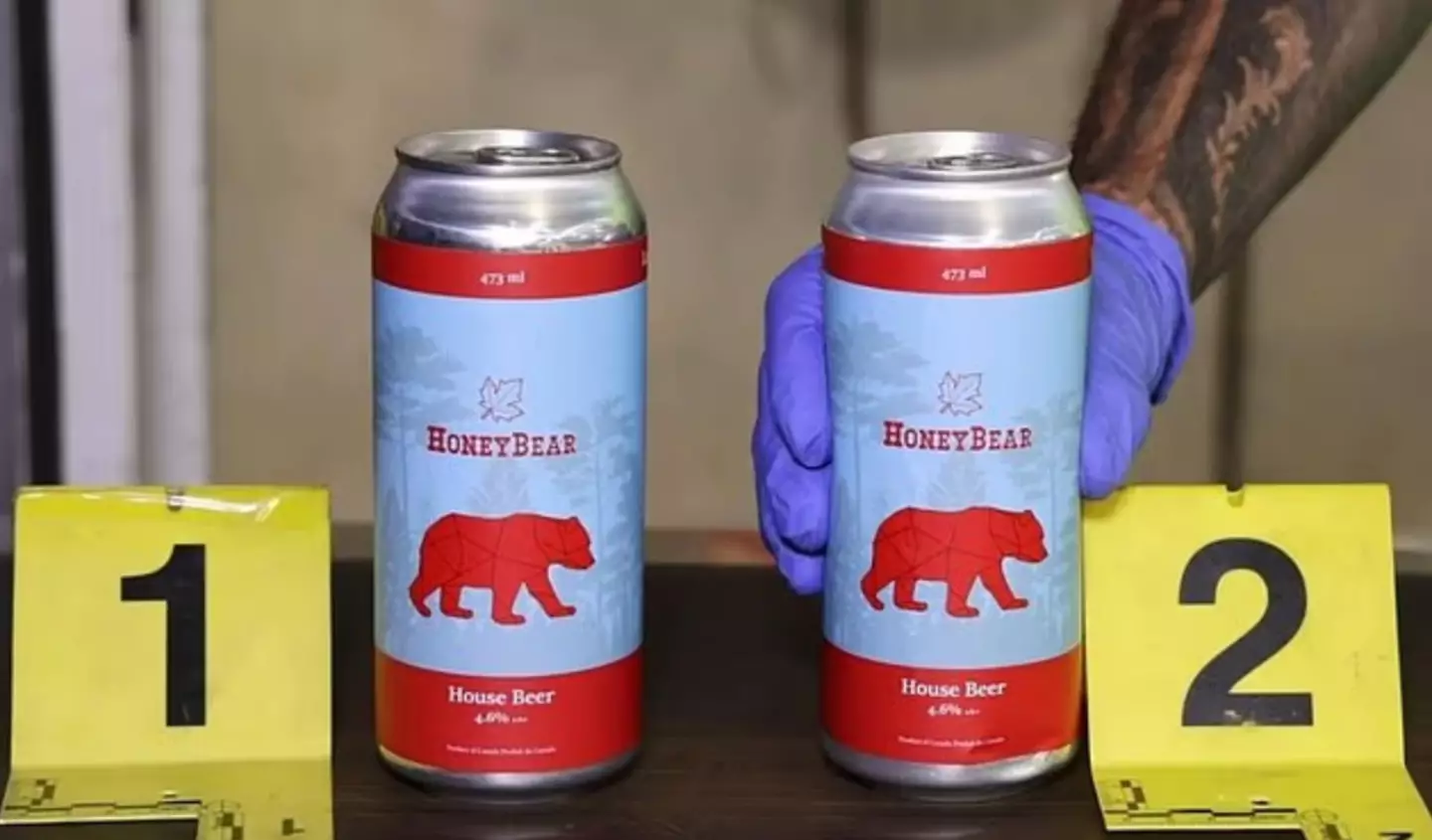 The beers given to him by his boss Himatjit 'Jimmy' Kahlon contained liquid meth (New Zealand Police)