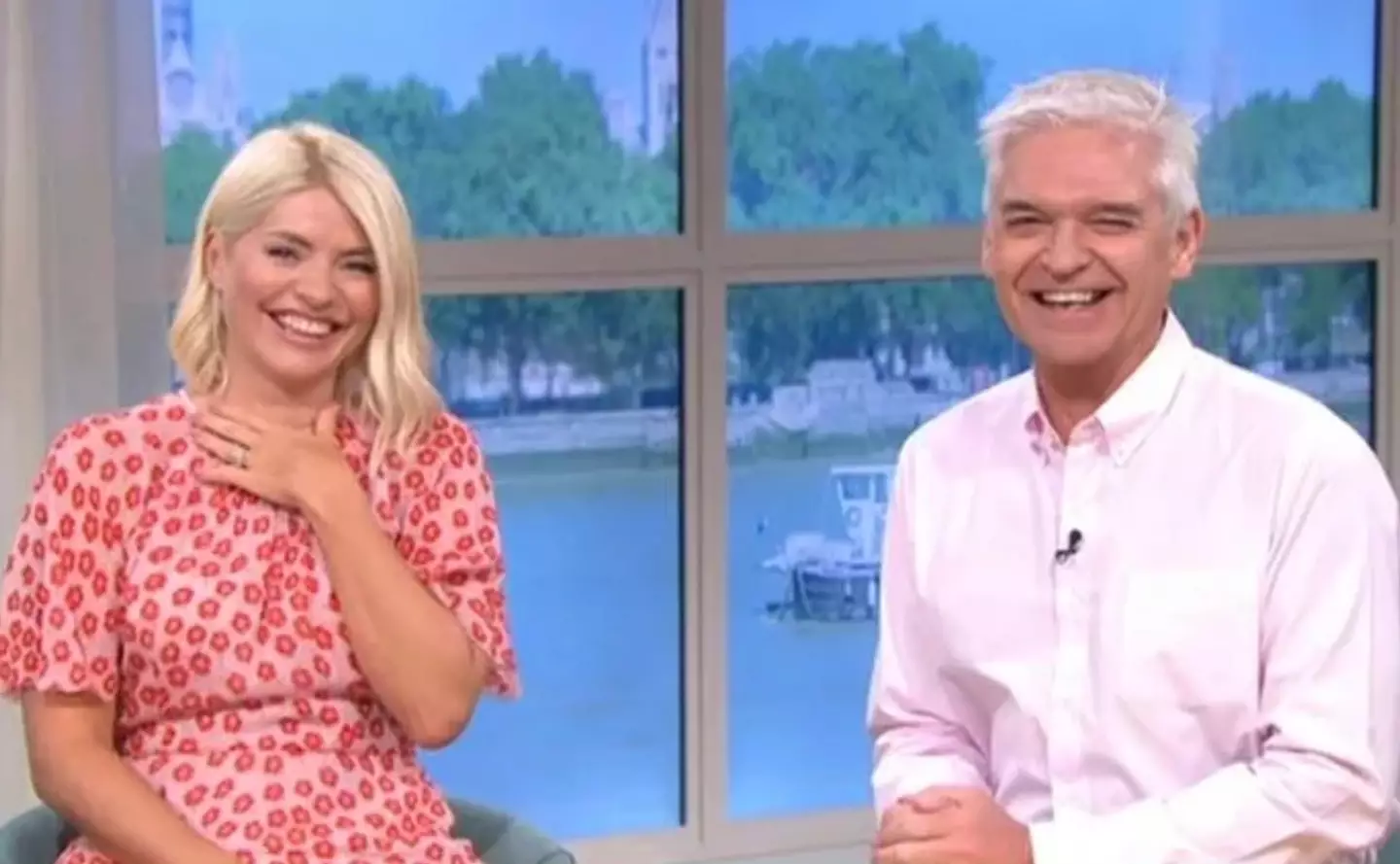 There have been rumours of a rift between the two presenters.